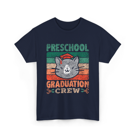 Preschool Graduation Crew Graduation T-Shirt - Navy