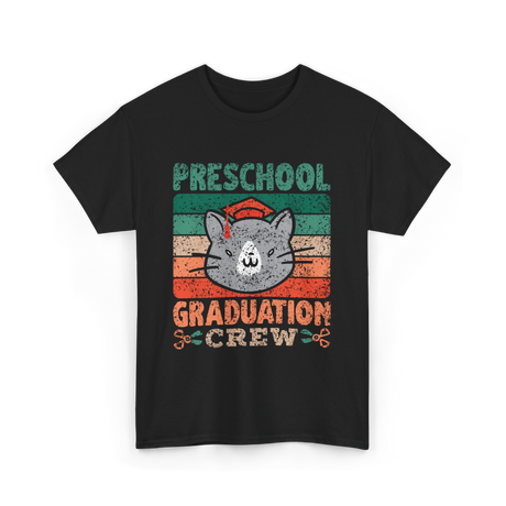 Preschool Graduation Crew Graduation T-Shirt - Black