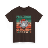 Preschool Graduation Crew Graduation T-Shirt - Dark Chocolate