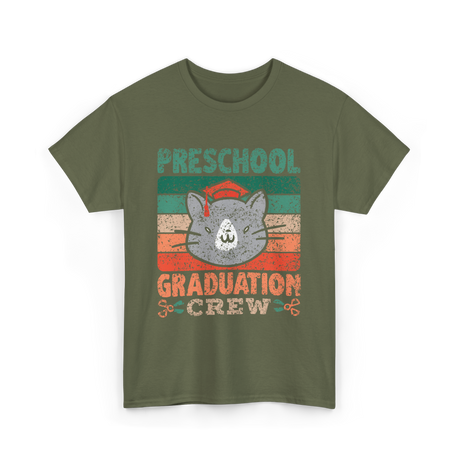 Preschool Graduation Crew Graduation T-Shirt - Military Green