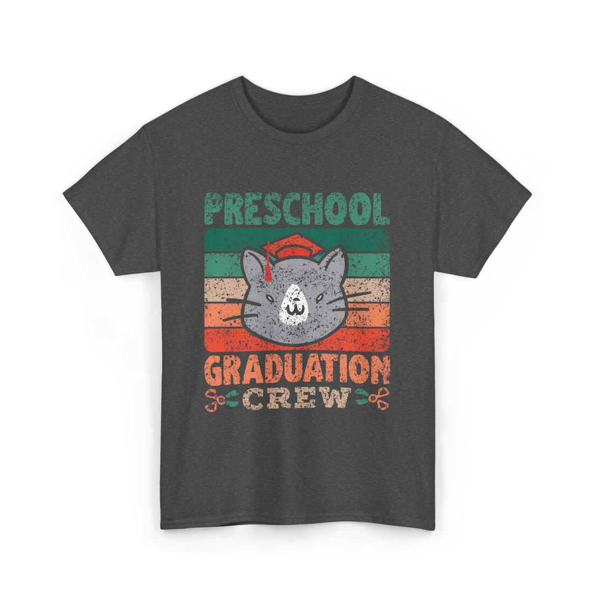 Preschool Graduation Crew Graduation T-Shirt - Dark Heather