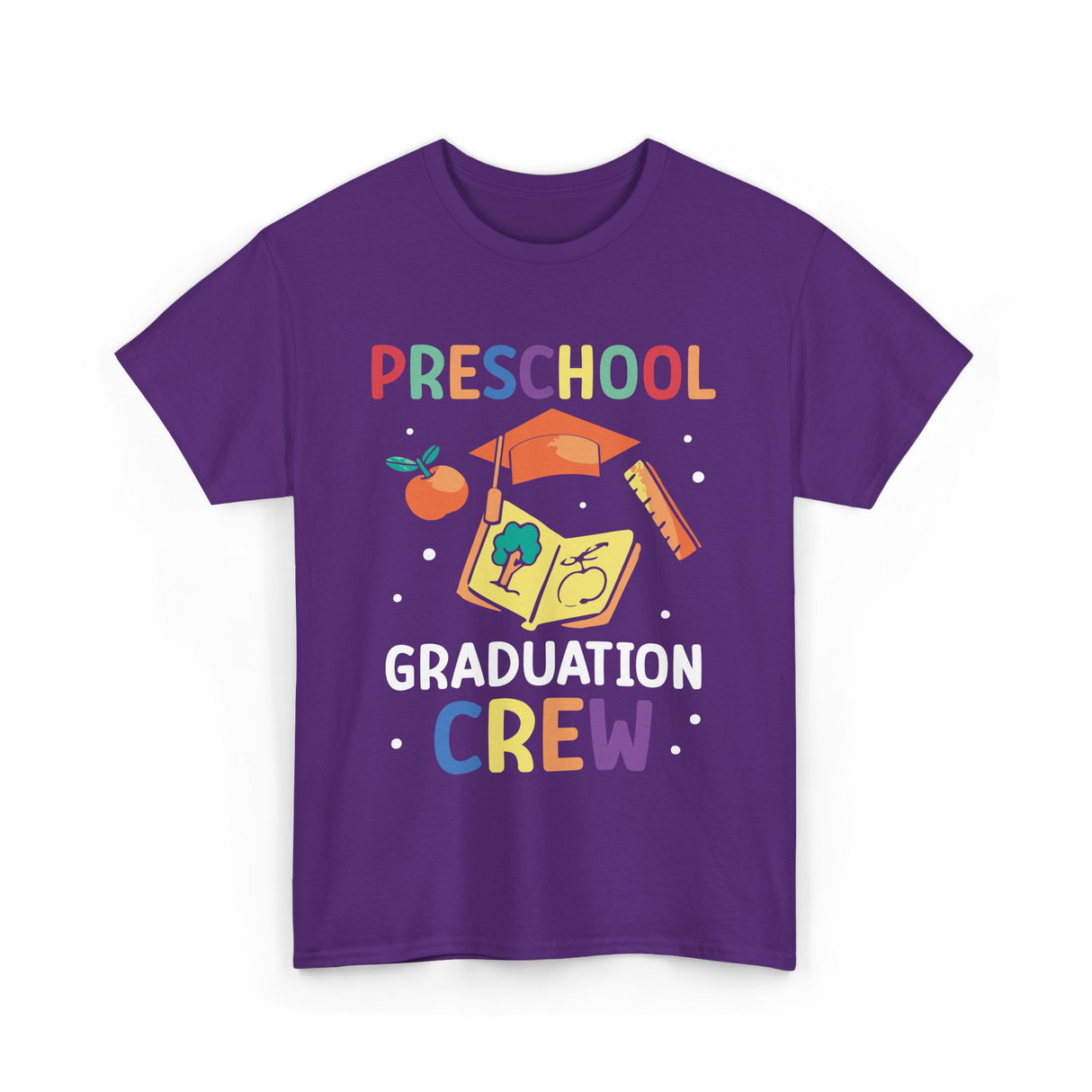 Preschool Graduation Crew Preschool T-Shirt - Purple