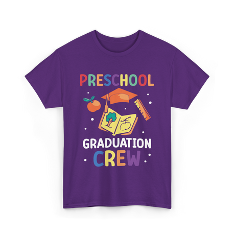 Preschool Graduation Crew Preschool T-Shirt - Purple