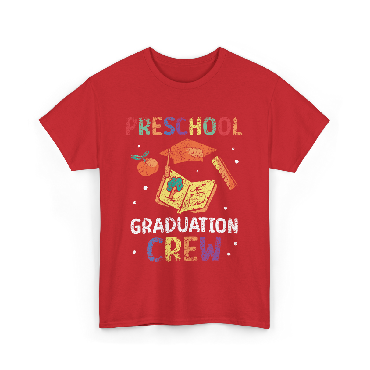 Preschool Graduation Crew Preschool T-Shirt - Red