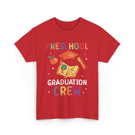 Preschool Graduation Crew Preschool T-Shirt - Red