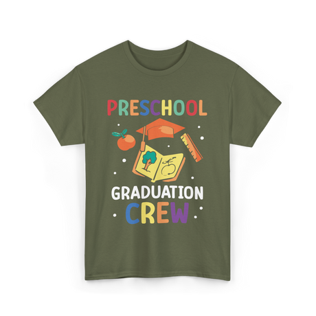 Preschool Graduation Crew Preschool T-Shirt - Military Green