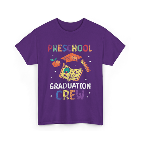 Preschool Graduation Crew Preschool T-Shirt - Purple