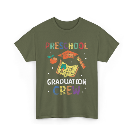 Preschool Graduation Crew Preschool T-Shirt - Military Green