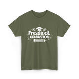 Preschool Graduation Graduate Preschool T-Shirt - Military Green