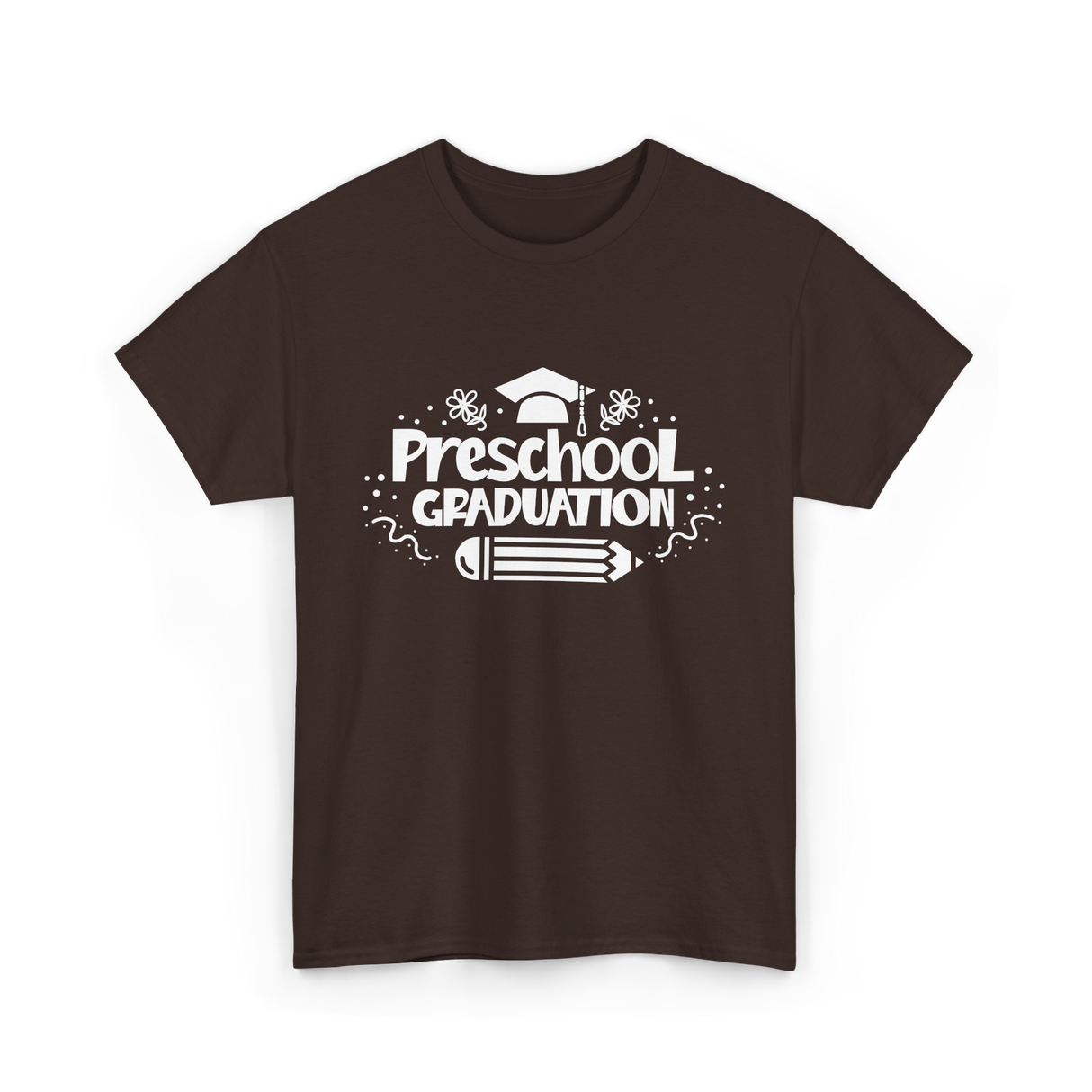 Preschool Graduation Graduate Preschool T-Shirt - Dark Chocolate