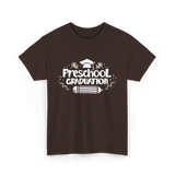 Preschool Graduation Graduate Preschool T-Shirt - Dark Chocolate