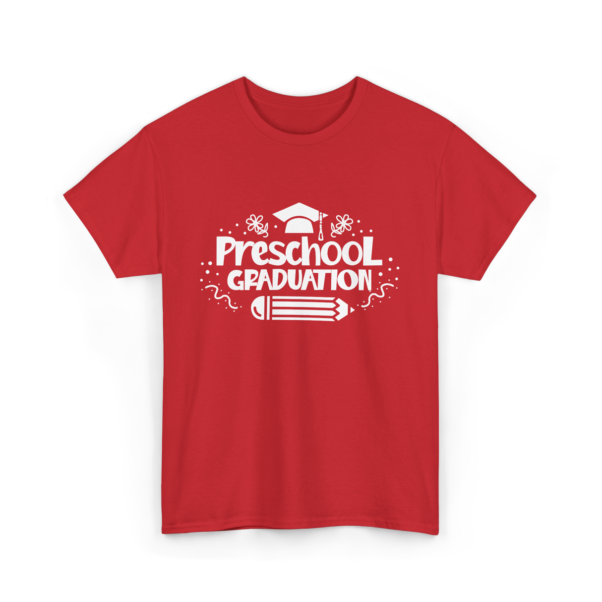 Preschool Graduation Graduate Preschool T-Shirt - Red