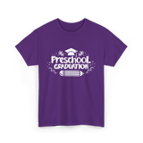 Preschool Graduation Graduate Preschool T-Shirt - Purple