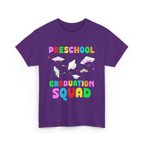 Preschool Graduation Squad Graduation T-Shirt - Purple