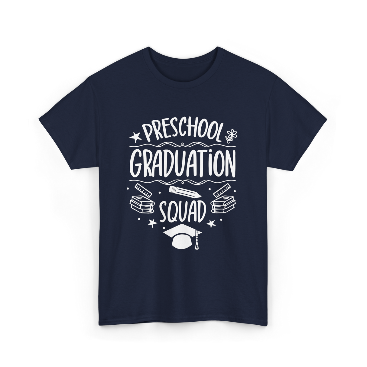 Preschool Graduation Squad Graduation T-Shirt - Navy