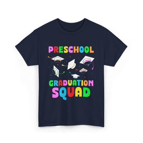 Preschool Graduation Squad Graduation T-Shirt - Navy