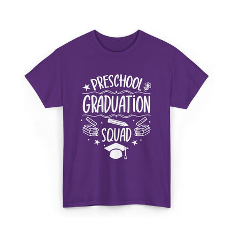 Preschool Graduation Squad Graduation T-Shirt - Purple