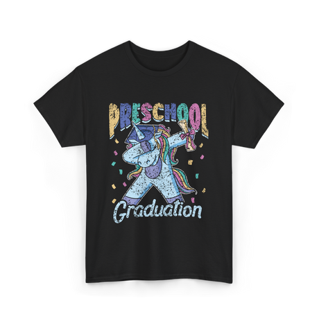 Preschool Graduation Unicorn T-Shirt - Black