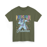 Preschool Graduation Unicorn T-Shirt - Military Green