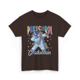 Preschool Graduation Unicorn T-Shirt - Dark Chocolate