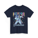 Preschool Graduation Unicorn T-Shirt - Navy