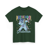 Preschool Graduation Unicorn T-Shirt - Forest Green