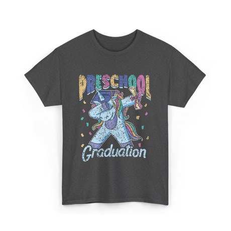 Preschool Graduation Unicorn T-Shirt - Dark Heather