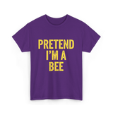 Pretend I'm A Bee Costume T-Shirt - Purple