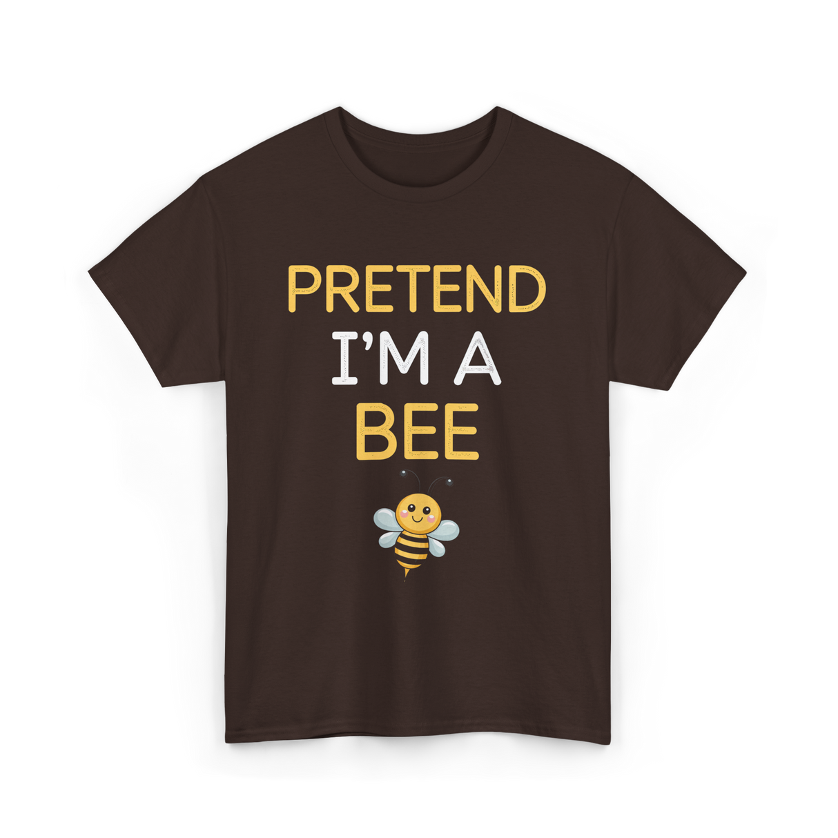 Pretend I'm A Bee Costume T-Shirt - Dark Chocolate