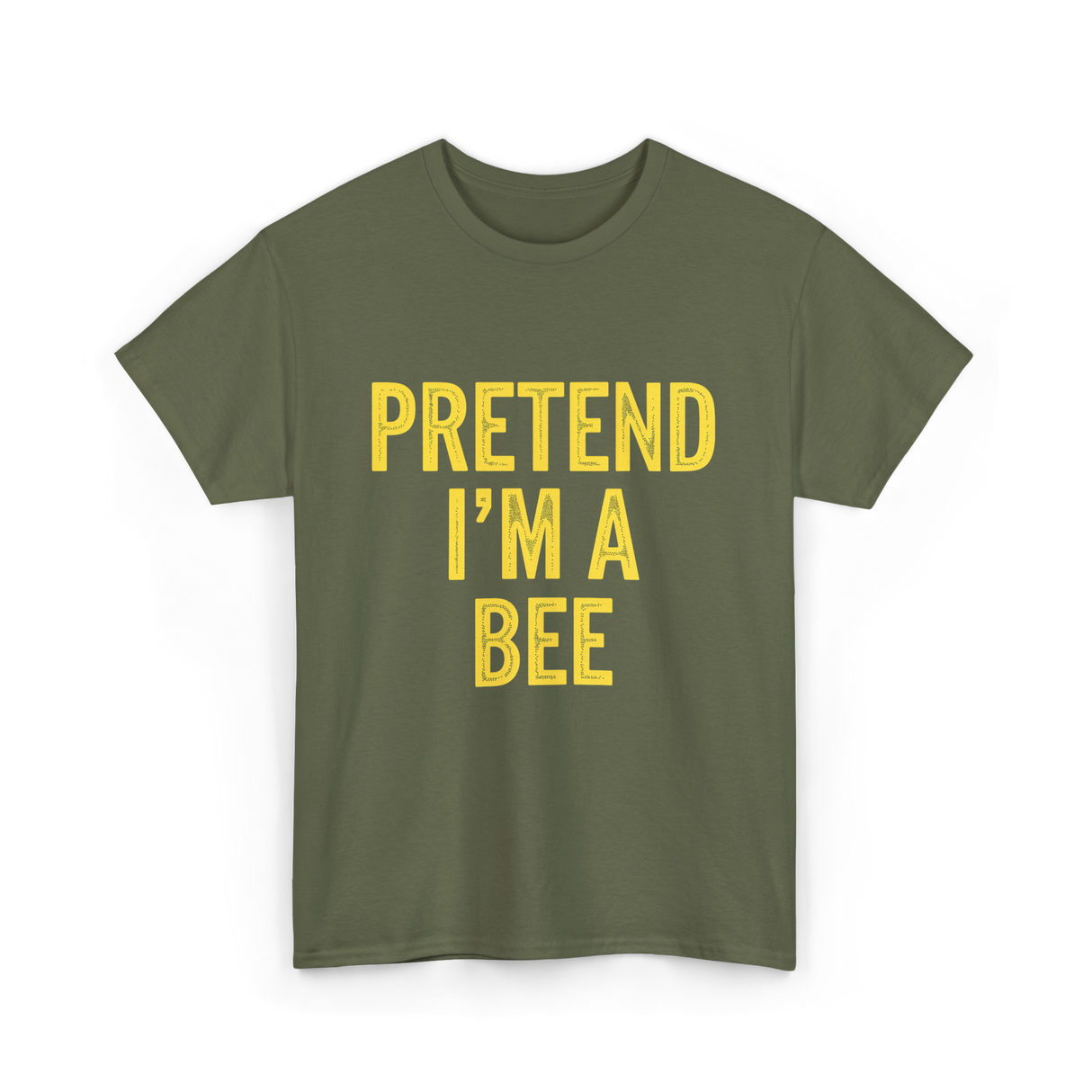 Pretend I'm A Bee Costume T-Shirt - Military Green