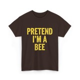 Pretend I'm A Bee Costume T-Shirt - Dark Chocolate