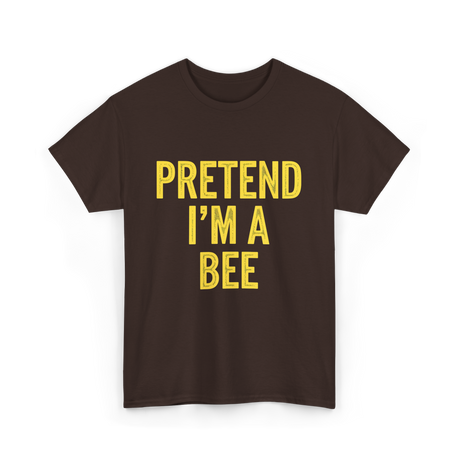 Pretend I'm A Bee Costume T-Shirt - Dark Chocolate