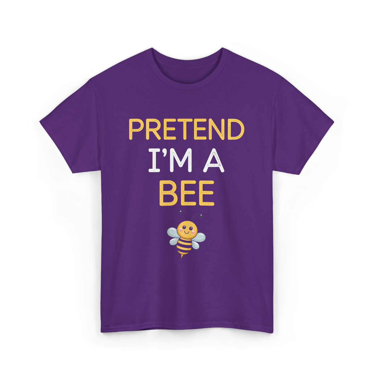 Pretend I'm A Bee Costume T-Shirt - Purple