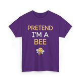 Pretend I'm A Bee Costume T-Shirt - Purple