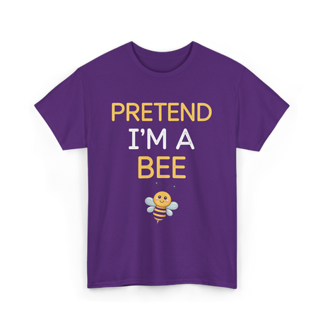 Pretend I'm A Bee Costume T-Shirt - Purple