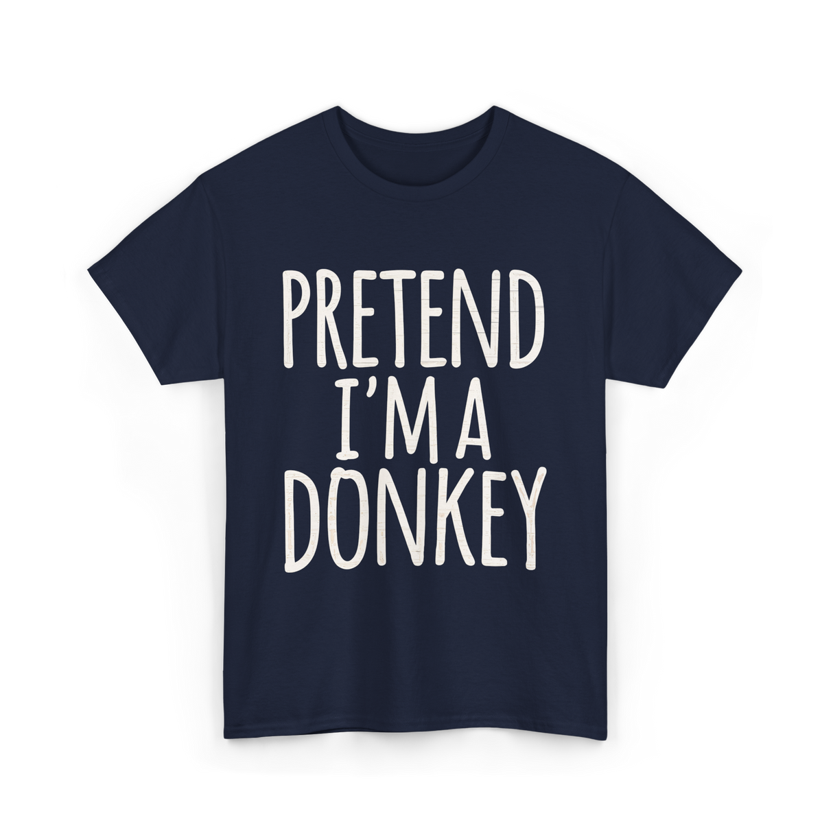 Pretend I'm a Donkey Costume T-Shirt - Navy