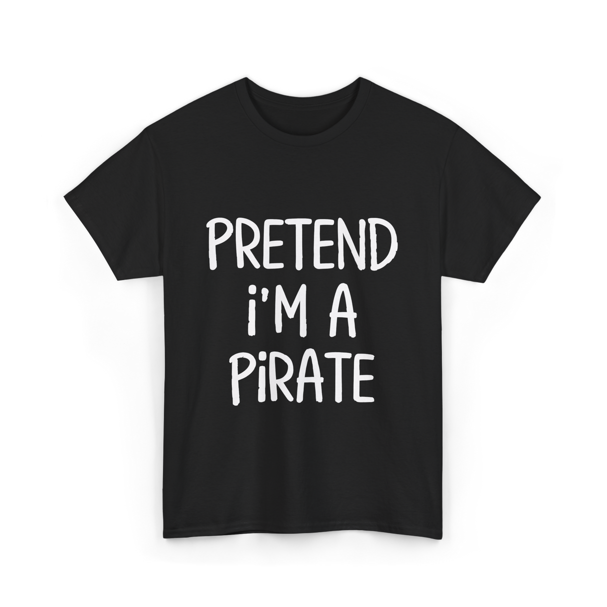 Pretend I'm A Pirate Costume T-Shirt - Black