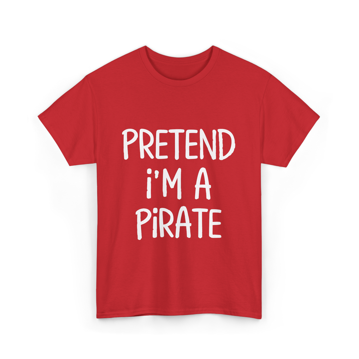 Pretend I'm A Pirate Costume T-Shirt - Red