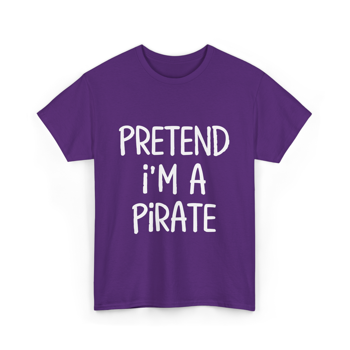 Pretend I'm A Pirate Costume T-Shirt - Purple