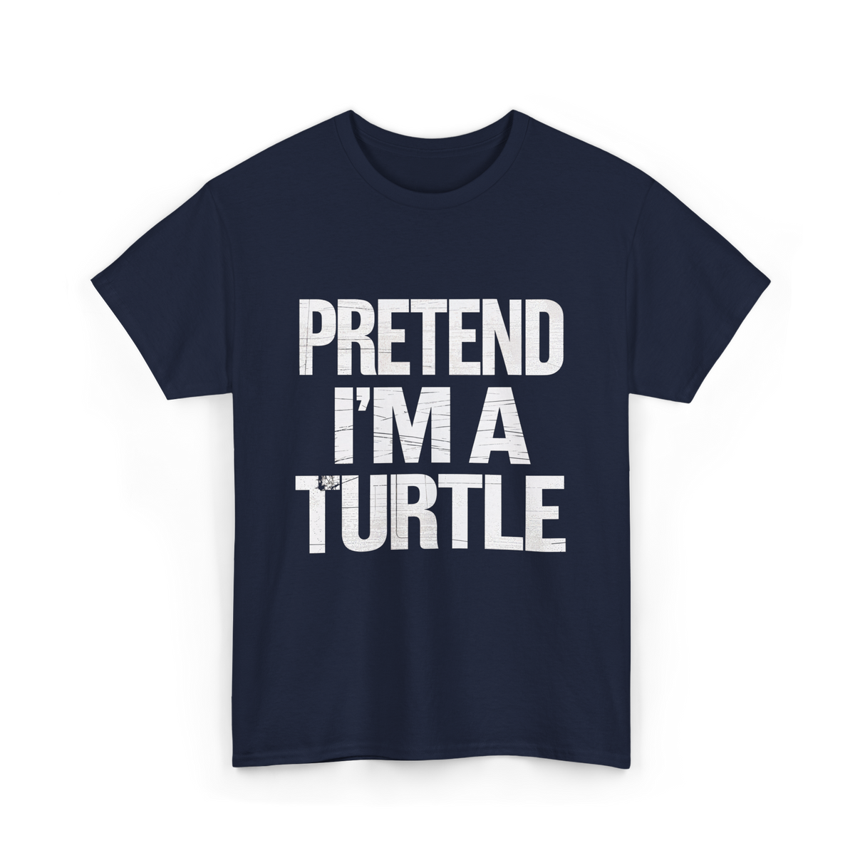 Pretend I'm A Turtle T-Shirt - Navy