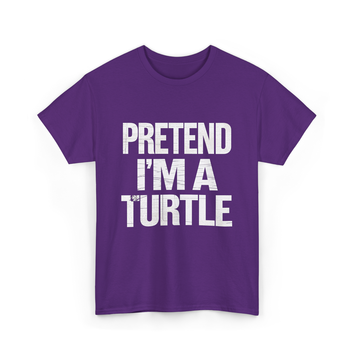 Pretend I'm A Turtle T-Shirt - Purple