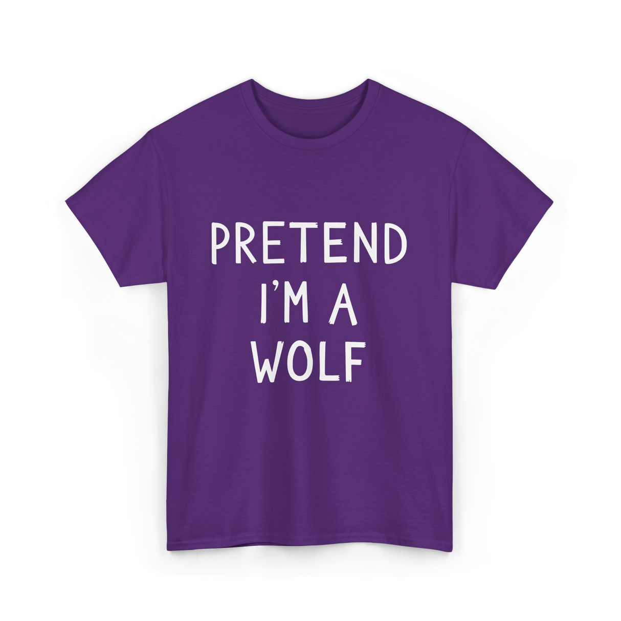 Pretend I'm a Wolf T-Shirt - Purple