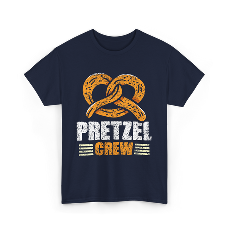 Pretzel Crew Pretzel Lover T-Shirt - Navy