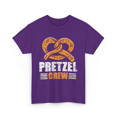 Pretzel Crew Pretzel Lover T-Shirt - Purple