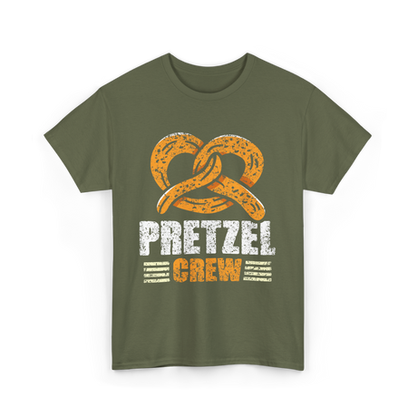 Pretzel Crew Pretzel Lover T-Shirt - Military Green