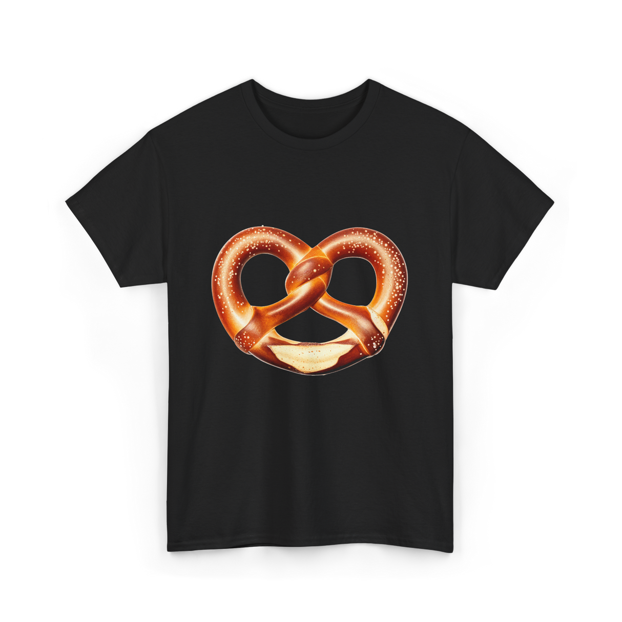 Pretzel Day Pretzel Snack T-Shirt - Black