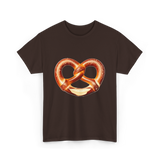 Pretzel Day Pretzel Snack T-Shirt - Dark Chocolate