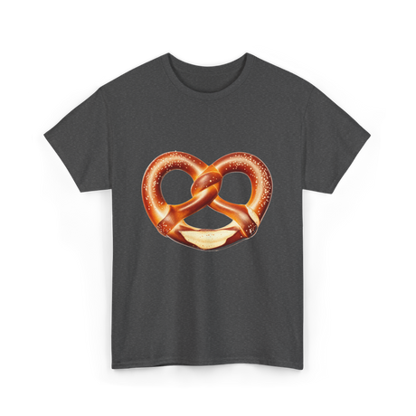 Pretzel Day Pretzel Snack T-Shirt - Dark Heather