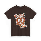 Pretzel Time Pretzel Snack T-Shirt - Dark Chocolate