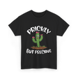 Prickly But Precious Cactus T-Shirt - Black